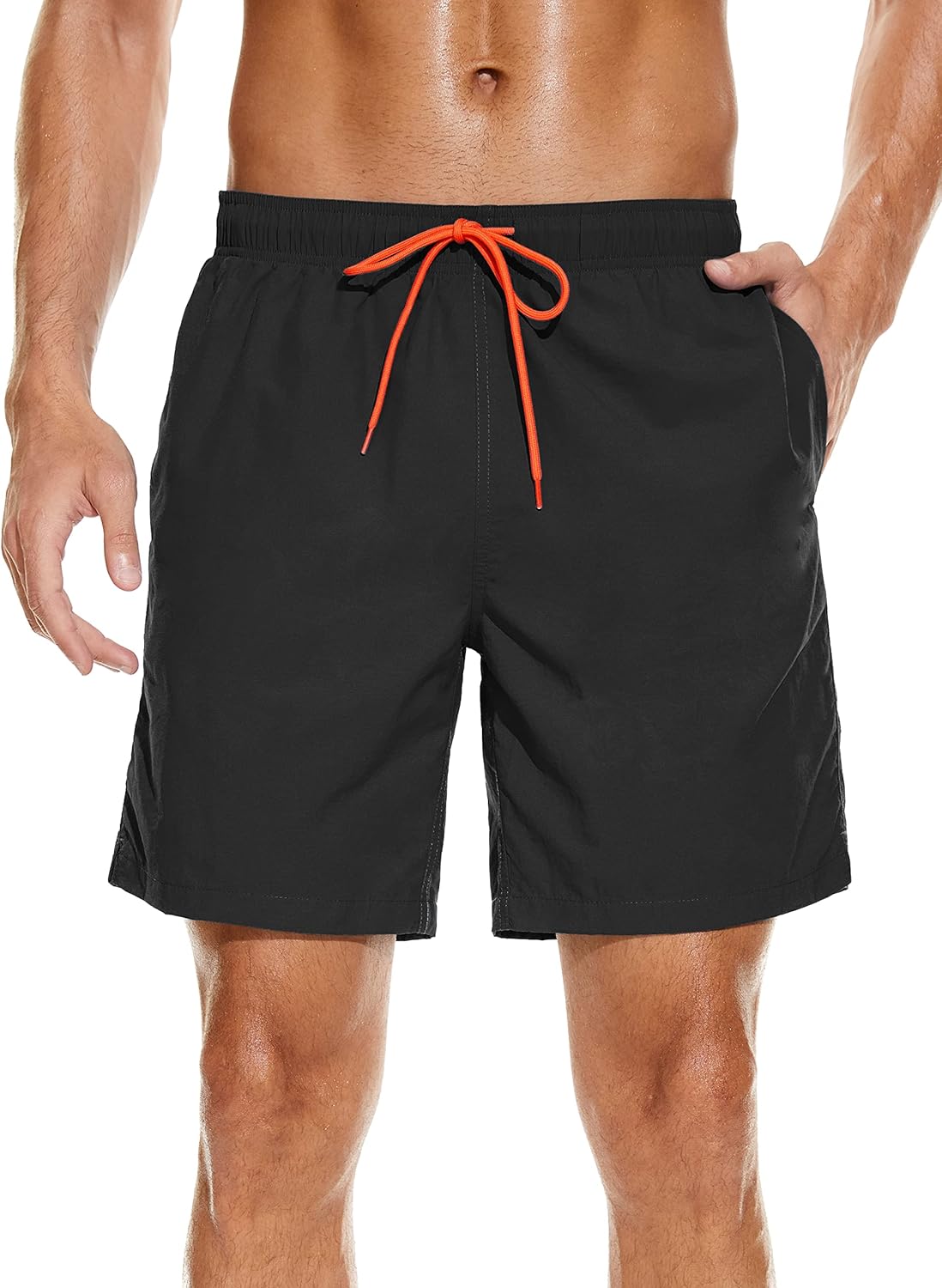 Mens Swim Trunks, Quick Dry Beach Shorts with Mesh Lining Board