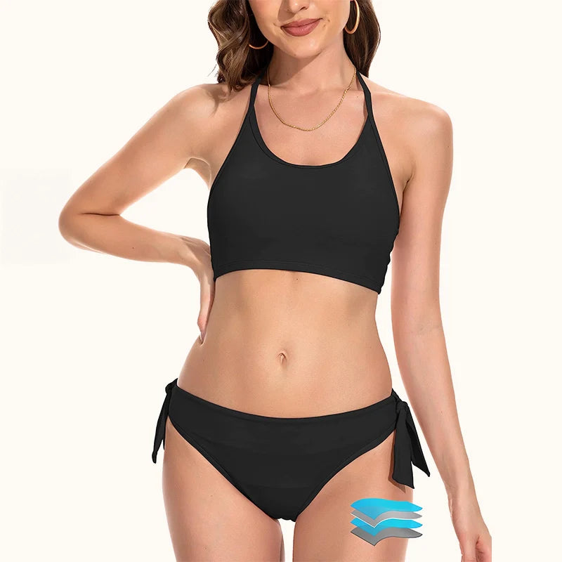 [FDA] Low Waisted Leakproof Period Swimwear Set