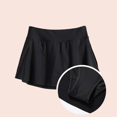 [FDA] Sea Siren Mid Rise Swim Skirt Menstrual Swimwear Bikini Bottoms