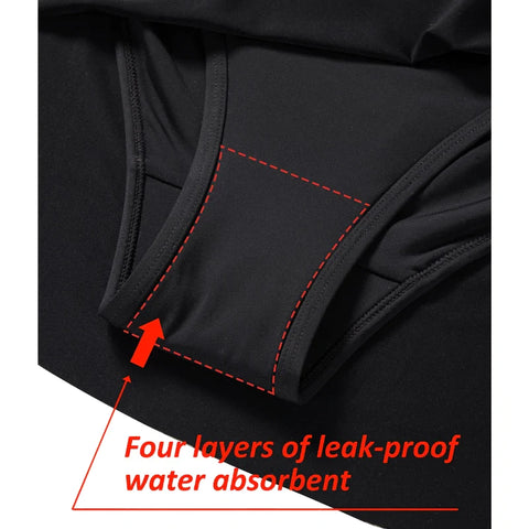 [FDA] Sea Siren Mid Rise Swim Skirt Menstrual Swimwear Bikini Bottoms